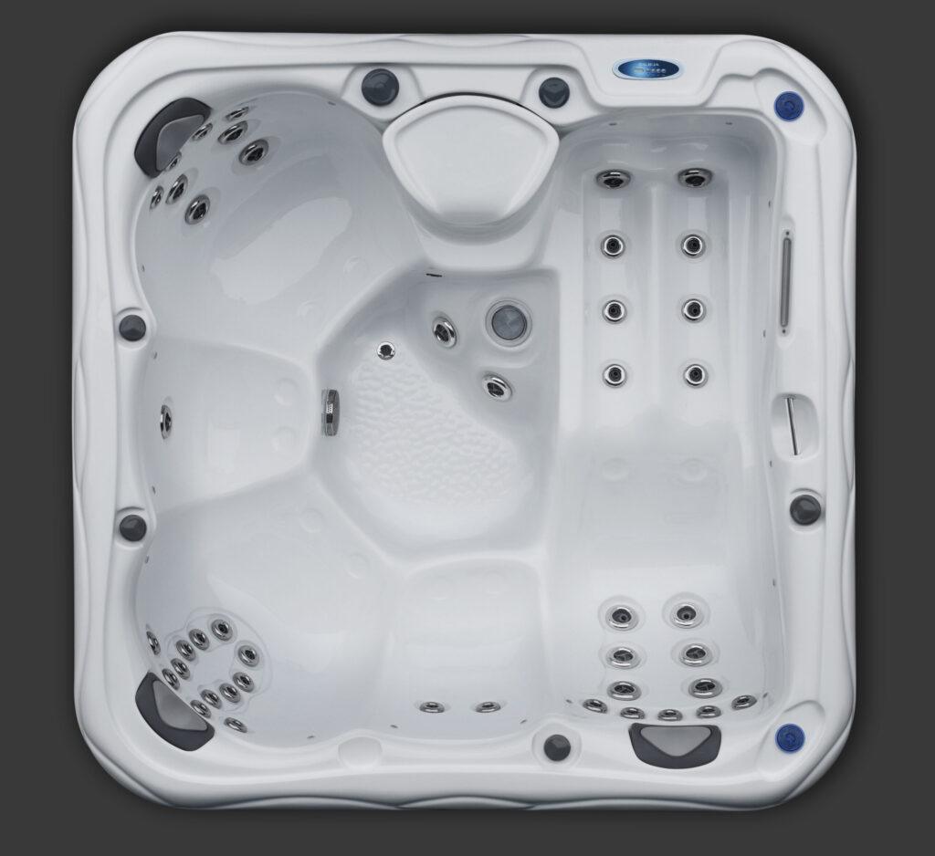 Hydrotherapy hot tub interior