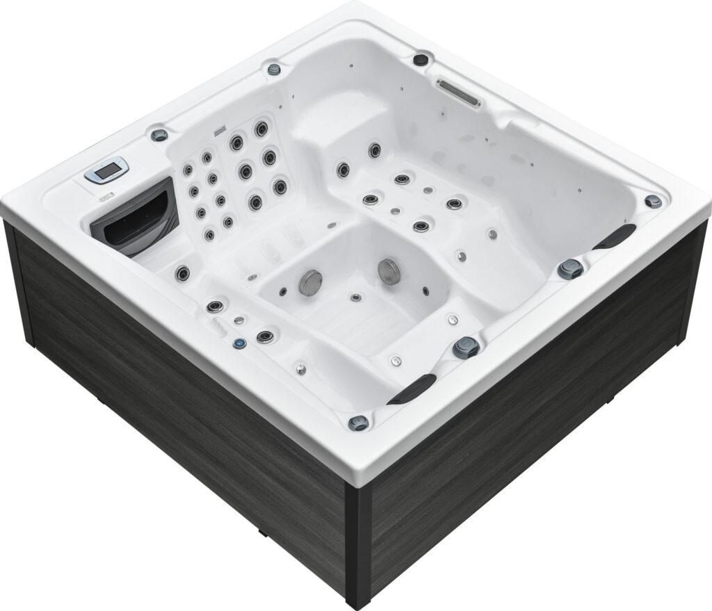Luxury spa with hydrotherapy jets