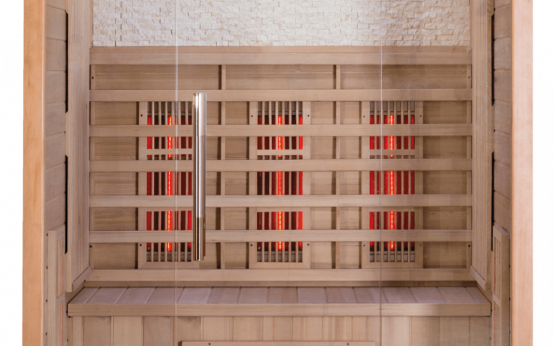 Luxury infrared sauna cabin